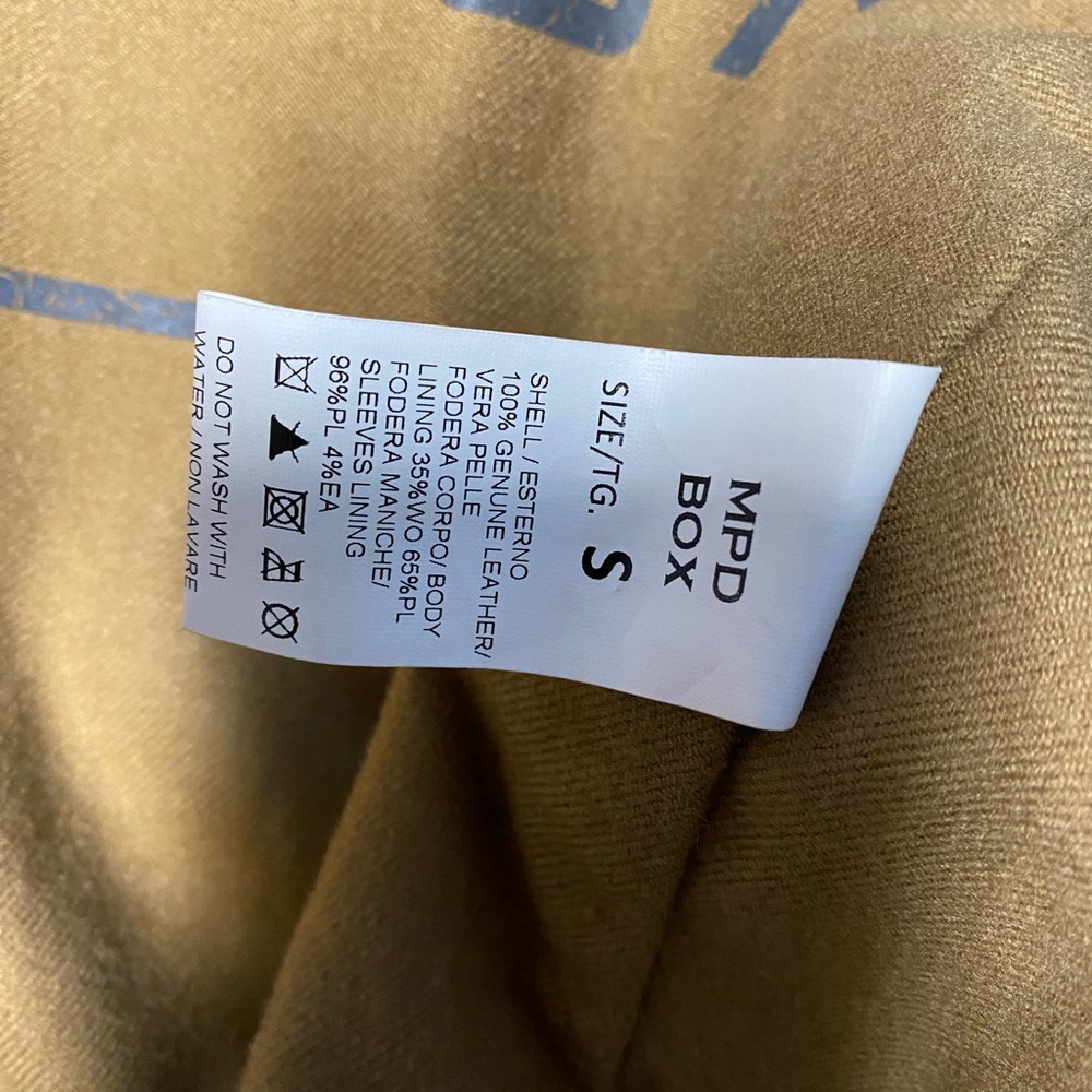 MPD BOX Leather Suede Jacket small - Picture 7 of 9